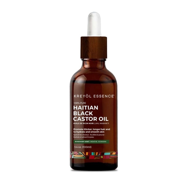 NWT Kreyòl Essence Rosemary Mint Haitian Black Castor Oil 3.4oz - Picture 1 of 4